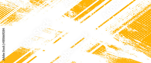 Vector abstract grunge gold with brush splashes background