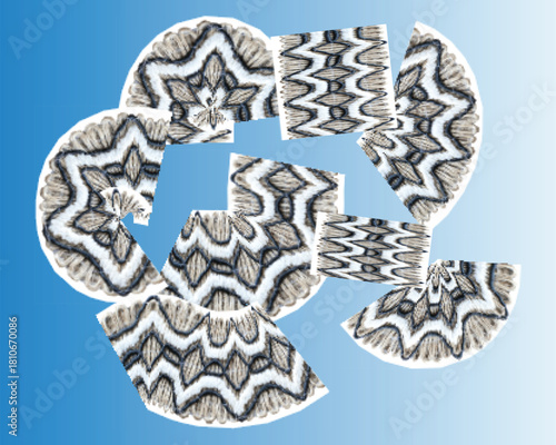 Vintage butterfly and skull engraving ornament design concept with human brain shape icon vector illustration pattern