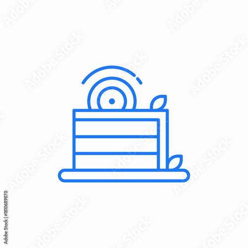 cake slice icon sign vector