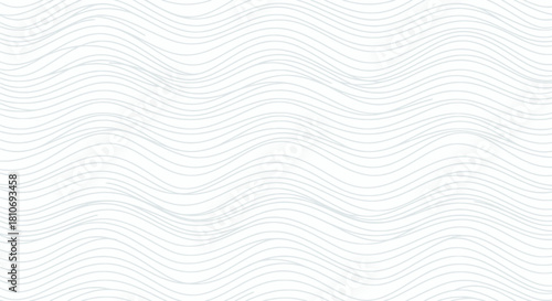Abstract minimalistic wave pattern with delicate flowing lines in