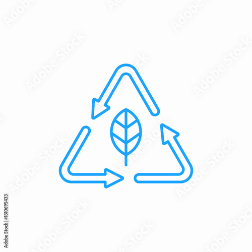 sustainable vegetation icon sign vector