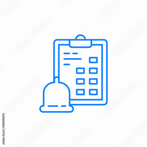 todo list reminder icon sign vector