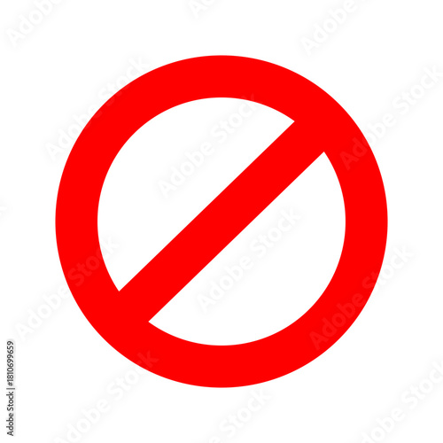  block or prohibited icon graphic icon vector