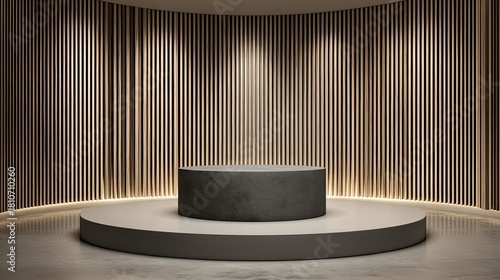 Modern Gallery Interior with Minimalist Pod Design