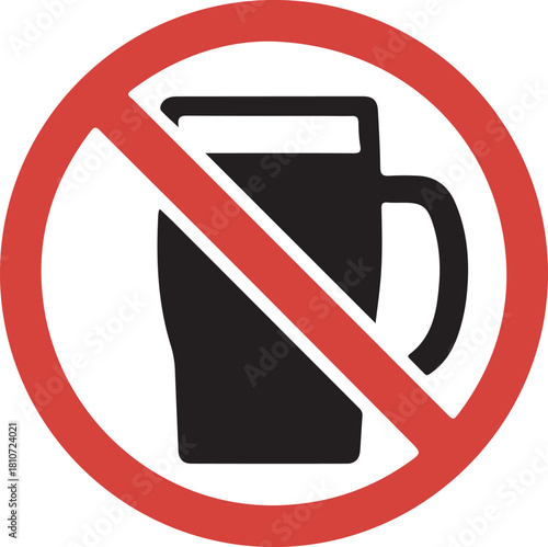 No drugs and alcohol sign