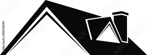 Vector illustration of climber ascending stylized mountain peak, symbolizing adventure, challenge, perseverance, success, motivation, outdoor activity, and personal growth.