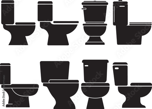 Furniture Commode Silhouette  Clean Minimalist Icon Design