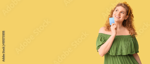 Beautiful young woman with ...