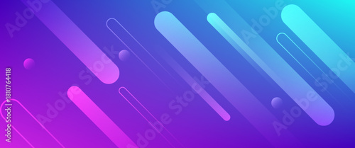 Abstract digital technology futuristic circuit blue pink background. abstract gradient backgrouund.