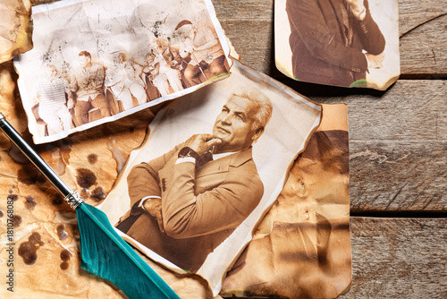 Old photos of relatives wit...