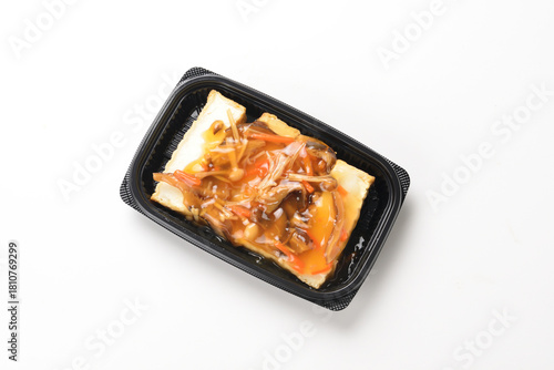 厚揚げキノコ餡かけ
