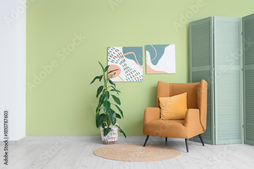 Interior of living room wit...