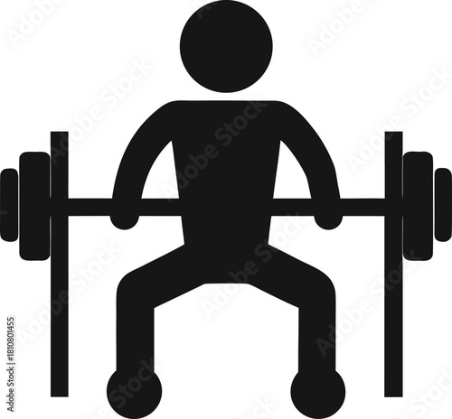 Silhouette of a person performing a bench press exercise