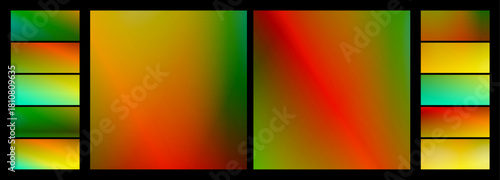 Red green modern gradient background color and wallpaper texture, colorful backdrop for painting.