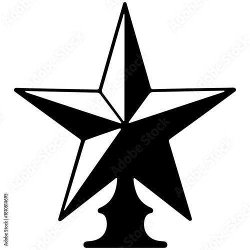 Silhouette of an ambulance emergency medical service vehicle side view