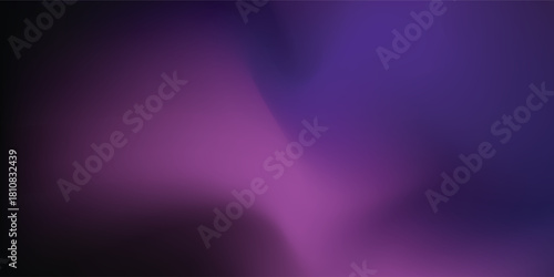 A soft, abstract background featuring a smooth, blurry gradient of deep purple, magenta, and black hues.
