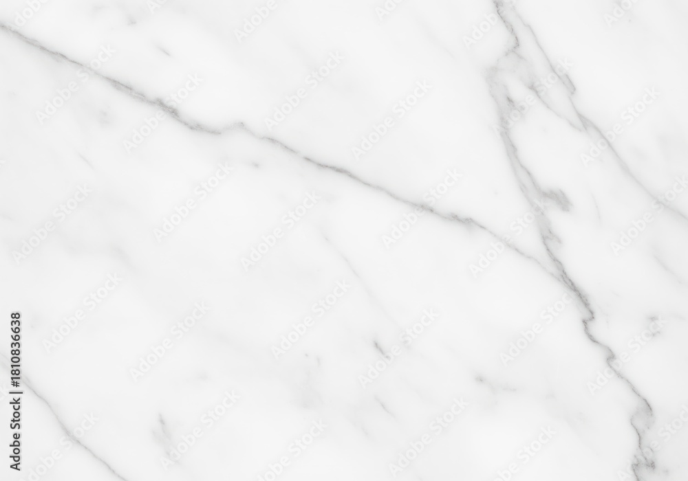 Obraz premium High resolution white marble texture background with elegant gray veins for luxury interior design.