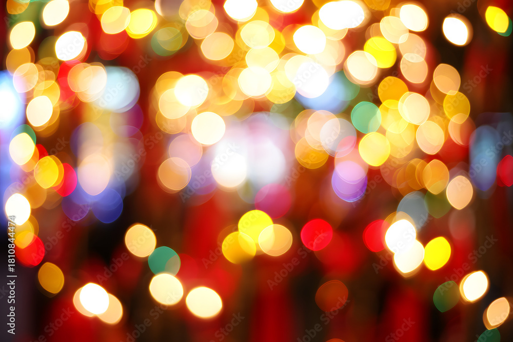 Fototapeta premium christmas lights background