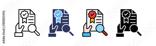 Proofing multiple icon