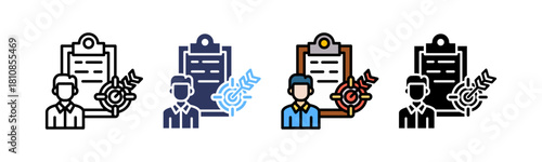 Objective multiple icon