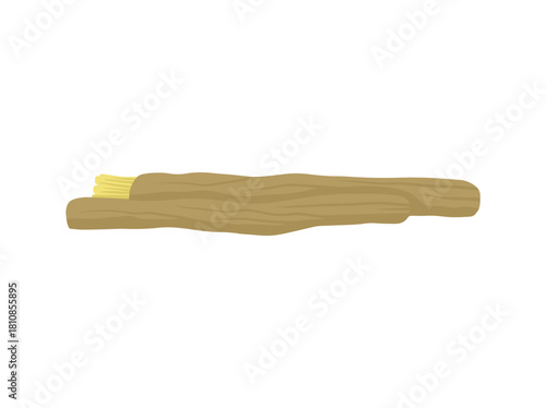 Siwak Toothbrush Clip Art Illustration
