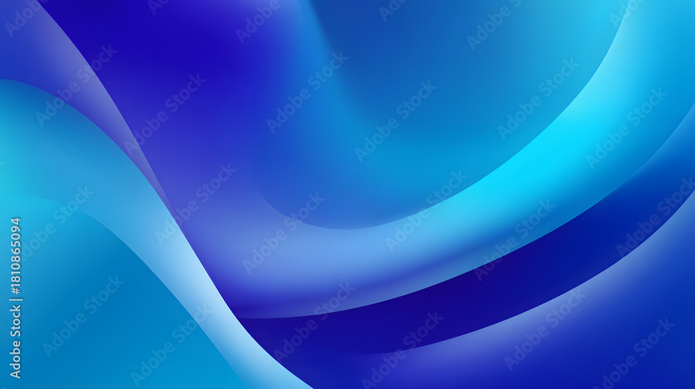 Fototapeta premium AbstractBlueCurves