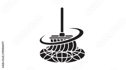 Elegant cleaning service logo with Celtic knot design and shining stars for professional housekeeping companies and eco friendly cleaning businesses seeking a modern, memorable brand