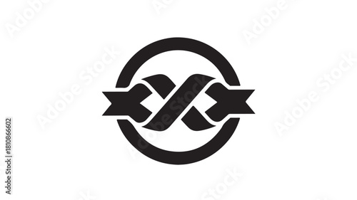 Grime Cutter logo for professional cleaning services, showcasing efficiency and sparkling results, perfect for advertising cleaning supplies and promoting a clean environment.