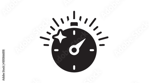 Sparkling clean planet concept with mop sweeping away dirt, ideal for cleaning services, environmental protection or futuristic hygiene, a fresh and modern sanitation solution