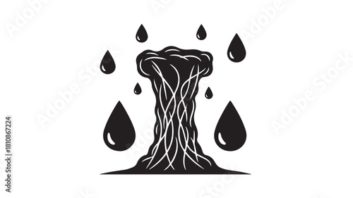 Make your space sparkle with this professional cleaning service icon, a symbol of freshness, hygiene, and a spotless home, featuring a broom, spray bottle, and shining stars