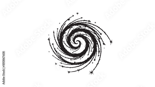 Keep your space spotless with this dynamic cleaning service logo, a simple broom design symbolizing cleanliness and efficiency for home or business, a modern and minimalist emblem