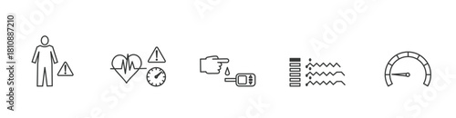 Metabolic Syndrome banner icon vector illustration concept with icon of  Visceral Obesity, Hypertension, Insulin Resistance, High Triglycerides, Low HDL-Cholesterol