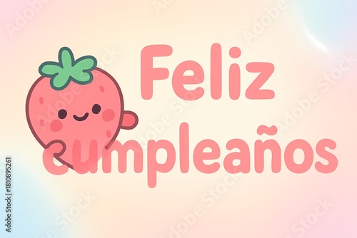 feliz cumpleanos strawberry