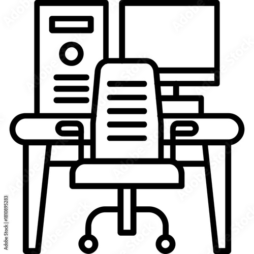Office Desk Icon