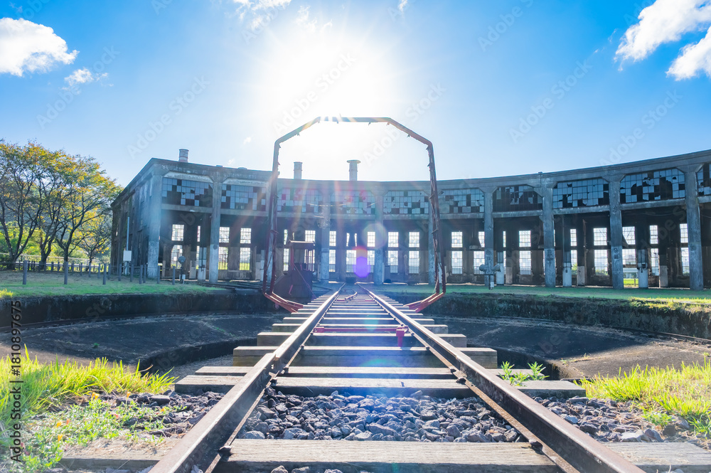 Fototapeta premium Historic Bungomori Roundhouse in Oita, Japan