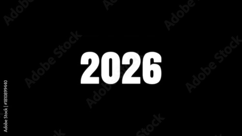 Countdown 2016-2026 Digital Scroll Opener on a black background