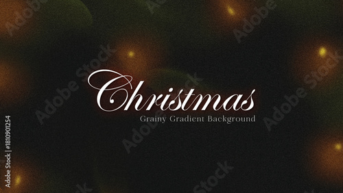 Black Gold Bokeh Christmas Centered Light Grainy Dark Green Gold Bokeh Christmas Grainy Gradient Background Abstract Holiday Lights/Christmas lights