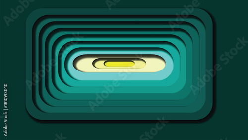 3D  Paper Cut Design EPS file Ai File 