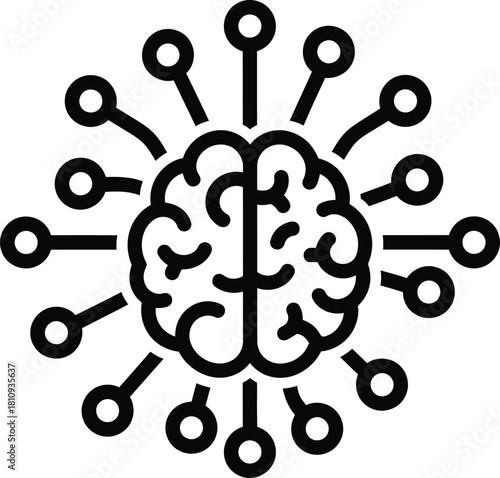 Human Brain Neural Network Connection