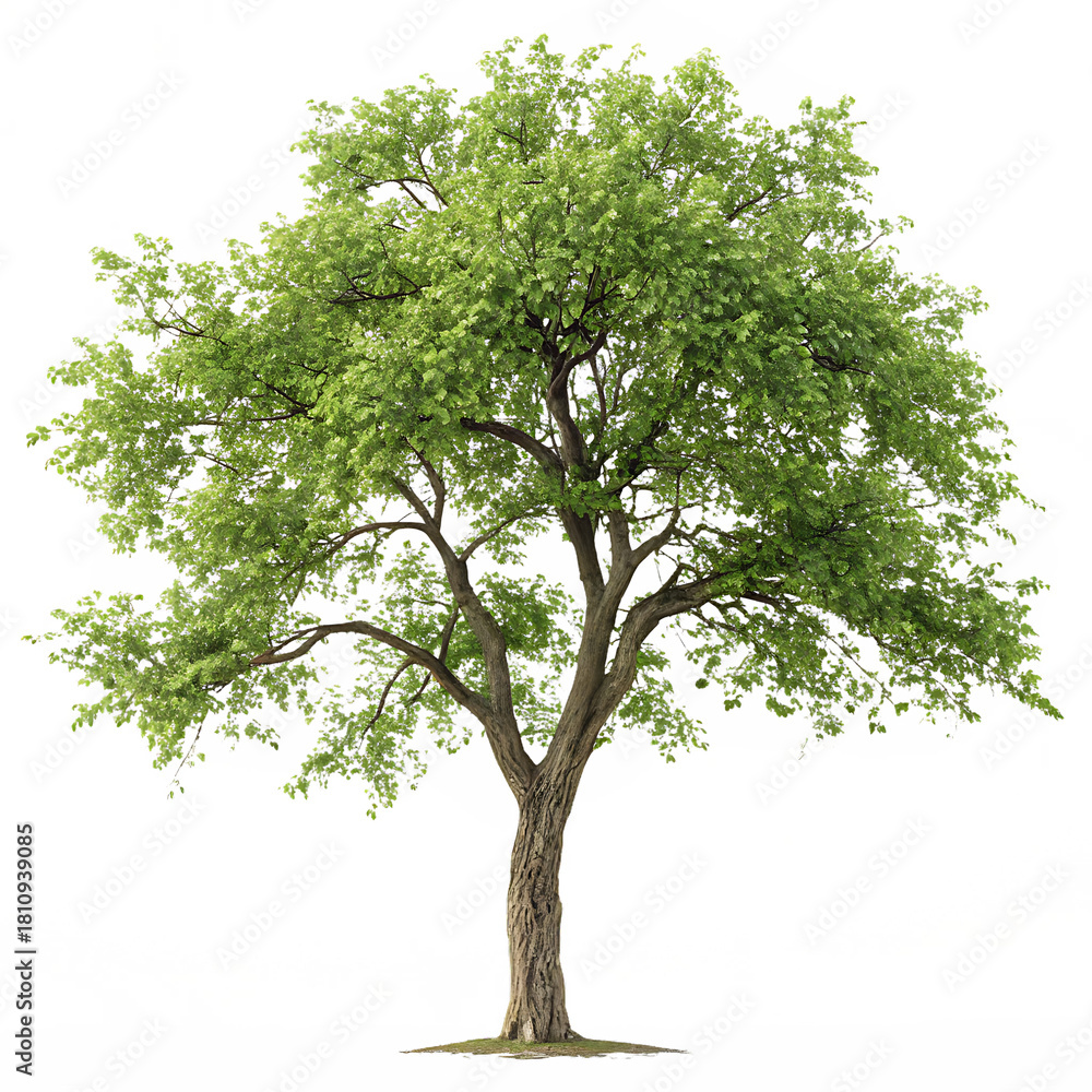 Obraz premium Wild mulberry tree isolated on transparent background png