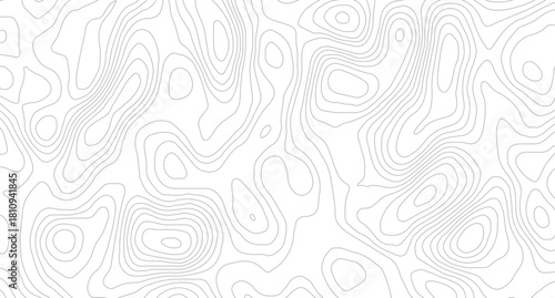 Abstract topographic contours map background. Topography lines and circles background. Topographic map Patterns, Topographic map and place for texture.