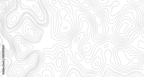 Abstract topographic contours map background. Topography lines and circles background. Topographic map Patterns, Topographic map and place for texture.