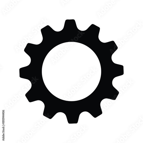 gear, cogwheel, cog, mechanical, engineering, industry, technology, machine, part, component, silhouette, black, white background, isolated, symbol, graphic, design, vector, machinery, equipment, mech
