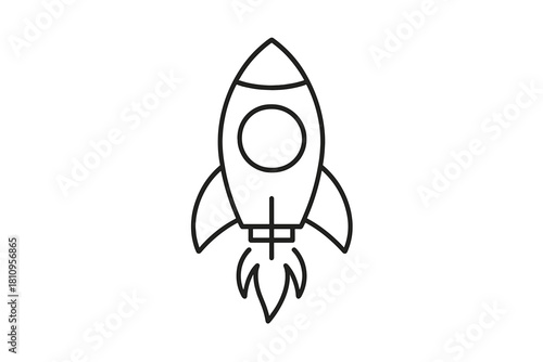 Rocket launching into space symbolizing startup success and rapid business growth