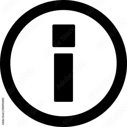 Help information or application help line art icon for apps and websites, isolated on transparent background