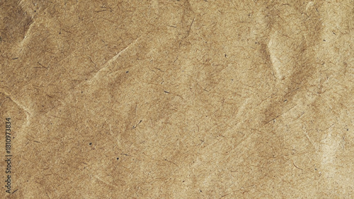 Abstract brown recycled paper background.
Old Kraft paper texture box craft stripes pattern.
top view. Vector illustration.