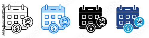 Paternity icon set multiple style collection