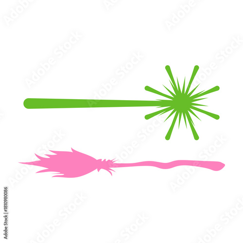 Wicked wand and broom SVG png jpg, Wicked elements SVG, Wicked clipart PNG, Magic wand, Cricut, Elphaba, Glinda, for tshirt, mug, bag, 2024