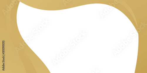 gold wave curve, golden wave corner shape for element, stripes ribbon golden graphic vector illustration eps10