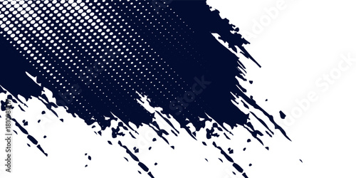 Dots halftone white blue color pattern gradient grunge texture background. Dots pop art comics sport modern design eps10